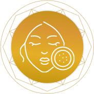 woman in facial icon